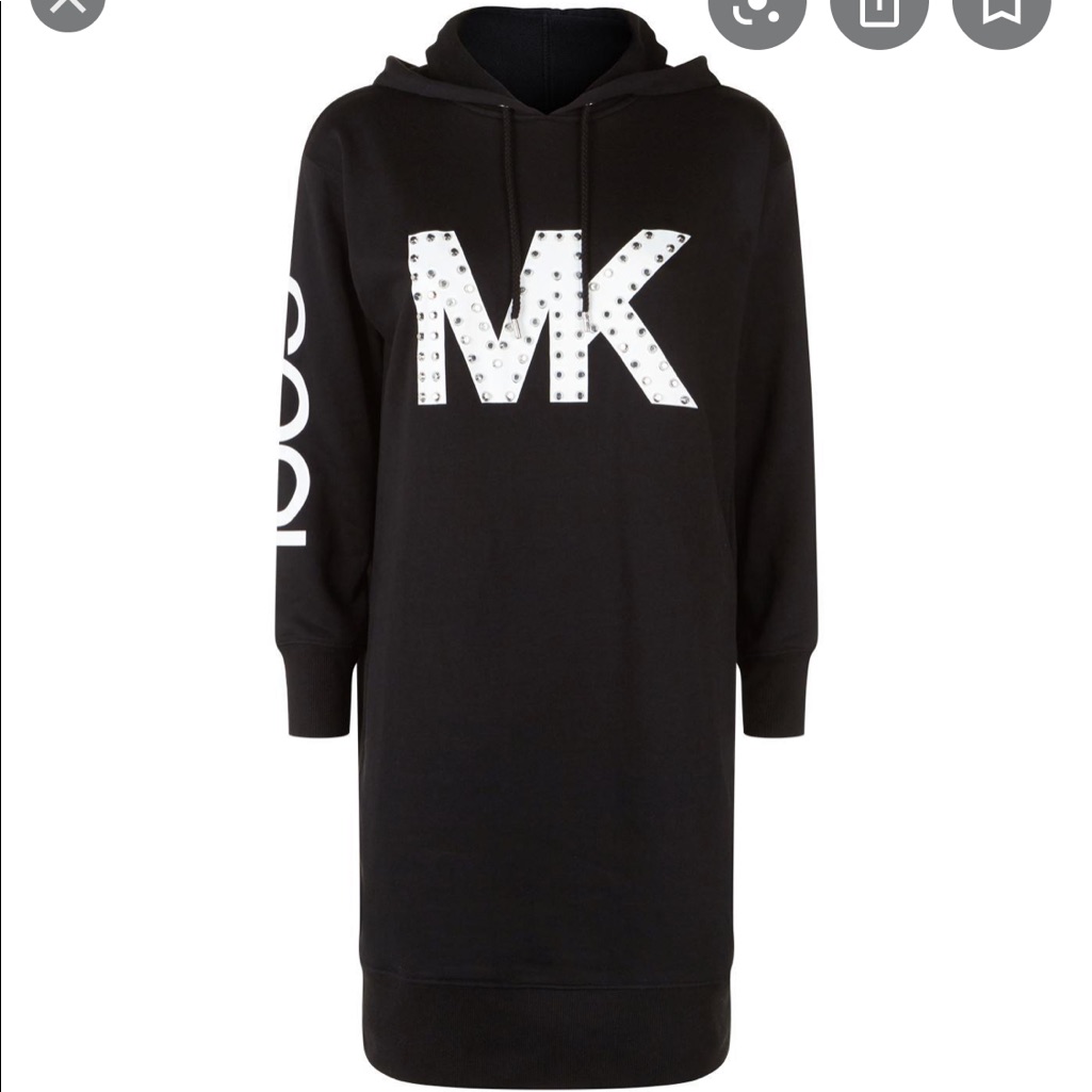 **Rare **Michael Kors Hooded Sweater Dress